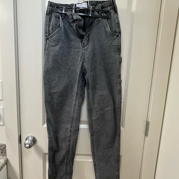 Black washed Mom Jeans - Picture 1 of 2